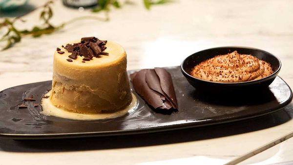 Tiramisu Ice Cream with Chocolate Mousse