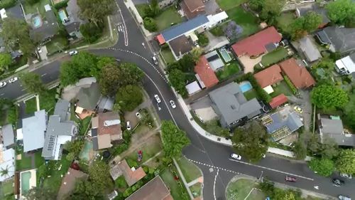 The stretch of road becomes tough for motorists to negotiate in the wet.