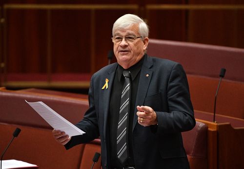 Senator Brian Burston has attacked the head of his former party, One Nation leader Pauline Hanson.