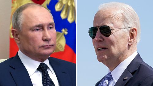 Vladimir Putin should face war crimes charges, Joe Biden says.