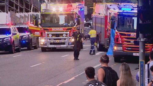 Police allege Lindsay Francis Selby, 70, was driving a bus that mounted the kerb after 5pm during peak hour, pinning pedestrian Tia Cameron against a building in the Brisbane CBD on March 8.