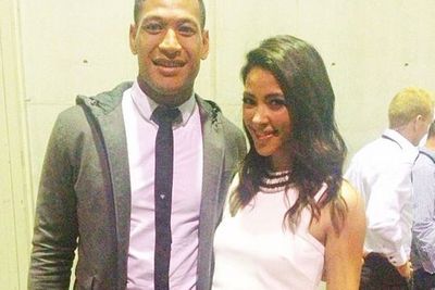 Although Fox's Tara Rushton looked pretty smokin' at the after-party... she seems to think union player Israel Folau stole the show! What do you think?