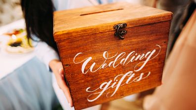 Wedding wishing well for cards