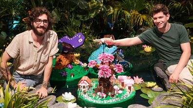 LEGO Masters Episode 11 Ben and Eric (Australia) - Pink Bonsai Tree and Fairy Village 
