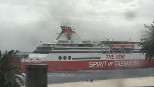 The Spirit of Tasmania is docked in Port Melbourne. (Chris Harvey/Supplied)