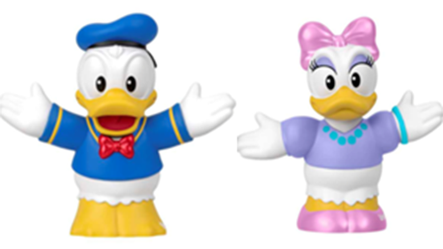 D﻿onald and Daisy duck figures have been recalled by Mattel due to fears their heads could seperate from their body and cause children to choke.