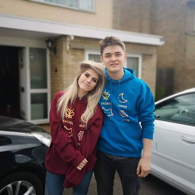 British YouTubers Marina Joyce and Brandon Mehmed