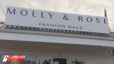 Lisa Jones' clothing shop, Molly and Rose.
