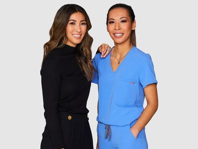 Melbourne sisters create 'Godsend' scrubs for frontliners during coronavirus