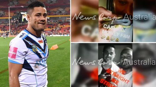 Jarryd Hayne, and footage obtained by News Corp. (AAP, and News Corp)