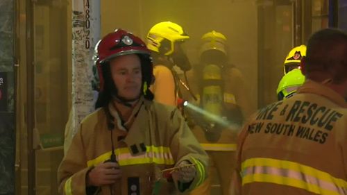 Firefighters commended staff who were able to evacuate all the guests from the busy club. (9NEWS)