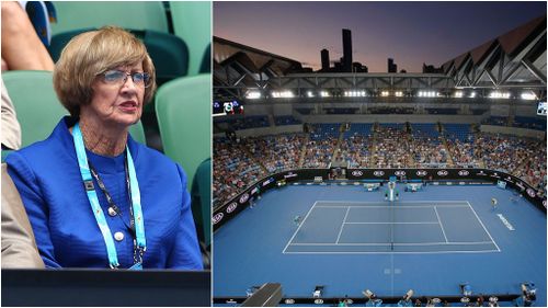 Tennis pros are among many who have called for Margaret Court to be re-named. (Getty)