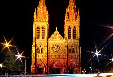 What religious denomination is Adelaide's St Peter's Cathedral?