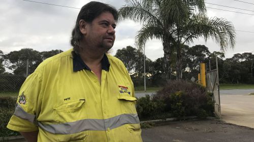 Adelaide worker Pete Warner had to stop the escape of an attempted car thief at his Green Fields business overnight.