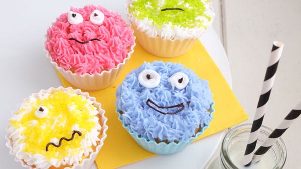 Monster cupcakes