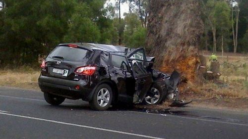 Brooke died when her car slammed into a tree just kilometres from her workplace, in December 2016.