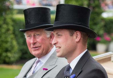 Prince Charles heir to the British throne with Prince William