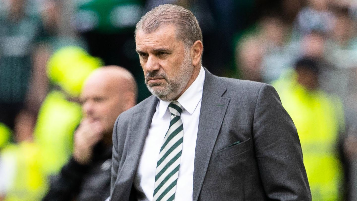 GLASGOW, SCOTLAND - MAY 27: Celtic Manager Ange Postecoglou during a cinch Premiership match between Celtic and Aberdeen at Celtic Park, on May 27, 2023, in Glasgow, Scotland. (Photo by Alan Harvey/SNS Group via Getty Images)