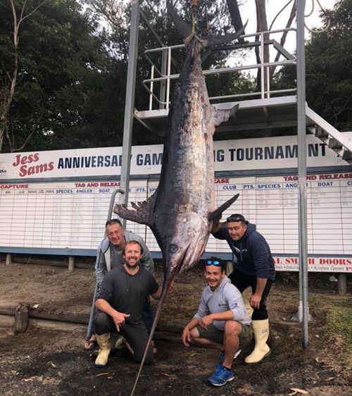 Despite the catch, the record has not yet officially been recognised because a challenge to the previous record has not been lodged. Picture: Facebook.