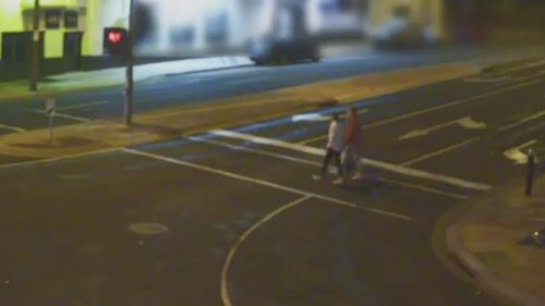 Police continue to search for three men following the attack outside The Grand Hotel in Frankston on November 25 last year. (Victoria Police)