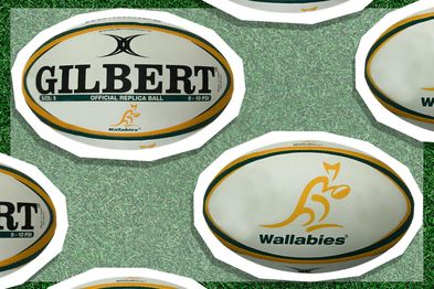 9PR: Gilbert Wallabies Rugby Ball, Size 5