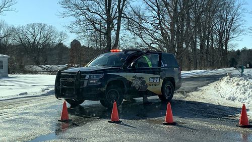 A photo from outside the property 19 Mile Road near Division Avenue, northeast of Kent City.