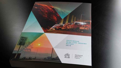 The Hazelwood Mine Fire Inquiry report was commissioned in the wake of the coal mine fire which started in February. (AAP)