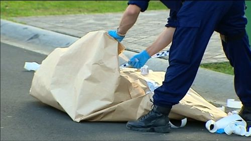A bike was found 150m from the crime scene and taken away for further investigation. (9NEWS)
