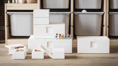 LEGO and IKEA storage range