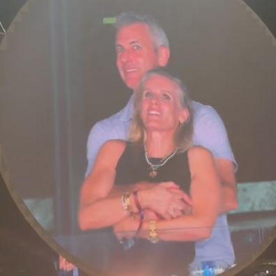 Coldplay Boston concert kiss cam