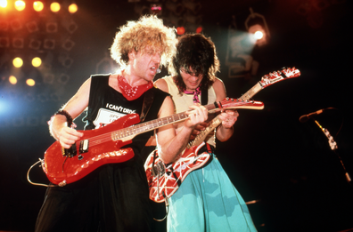 Sammy Hagar and Eddie Van Halen