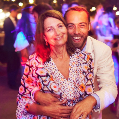 James Middleton and his mother Carole at his September 2021 wedding.