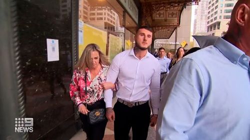 Suspended NRL star Bronson Xerri was allegedly sent a threatening message after his brother Troy killed a mother-of-three while driving dangerously at Eastwood in 2019.