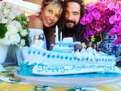 Heidi Klum, new husband, German musician Tom Kaulitz, Instagram photo