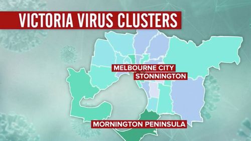 Victoria hotspots for coronavirus
