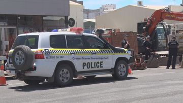 Suspected human bones have been discovered at a work site in South Australia.