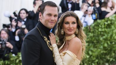 Tom Brady and Gisele Bundchen attend The Metropolitan Museum of Art&#x27;s Costume Institute benefit gala on May 7, 2018, in New York. 