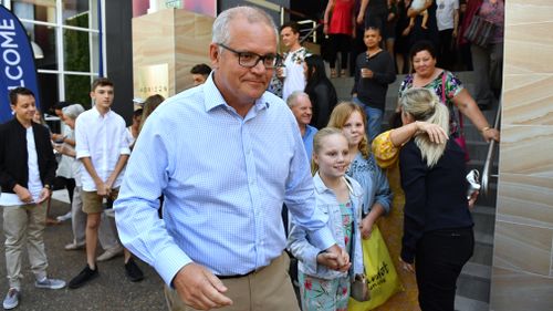 190422 Federal election 2019 Scott Morrison Bill Shorten Malcolm Turnbull campaign trail penalty rates candidates politics Australia