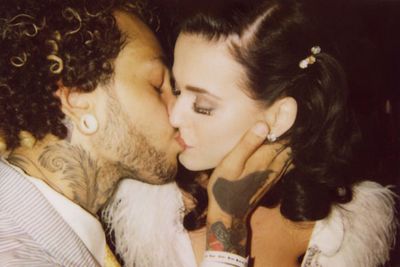 Her daddy is a minister and her cat's name is Kitty Purry, but Christian singer Katy Perry sure likes her men rough around the edges. Her relationship with Gym Class Heroes frontman Travis McCoy saw him battle drug addiction and get arrested twice – once for assault and once for spraying graffiti on the Berlin Wall.