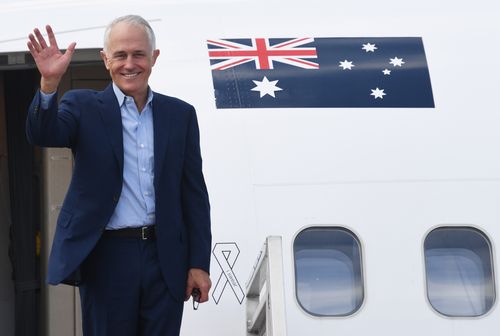 Malcolm Turnbull sets off today on his trip to meet Donald Trump in the US. Picture: AAP