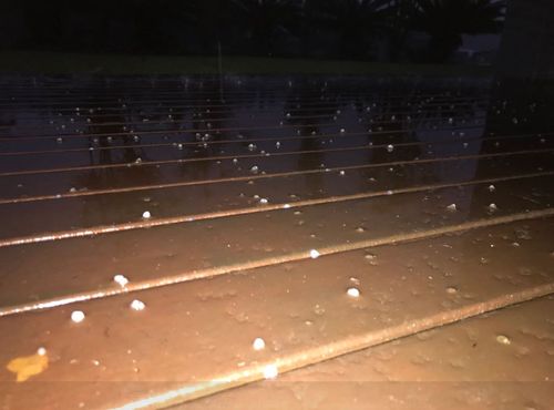 Hail hits the Gold Coast