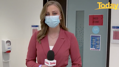 Hospitals have beefed-up security measures due to the pandemic.