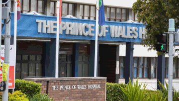 A woman has died with COVID-19 at the Prince of Wales Hospital in Randwick.