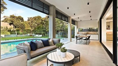 Steve Smith and Dani Willis' listing at 59 Kings Road, Vaucluse.
