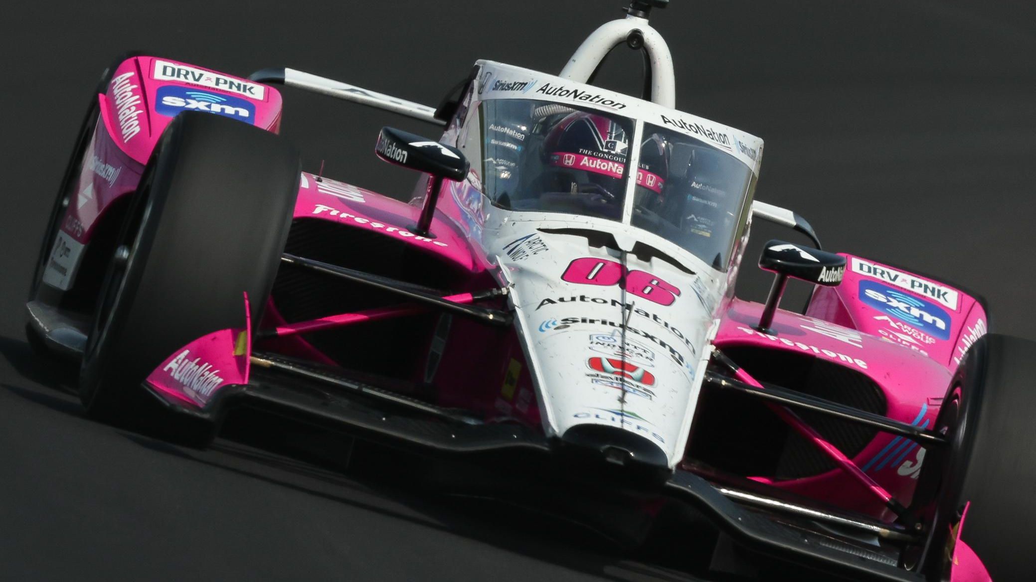 Helio Castroneves in the 2023 Indianapolis 500.