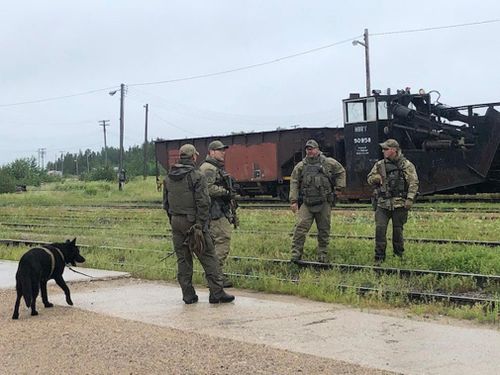 The manhunt led police across vast expanses of Canada.