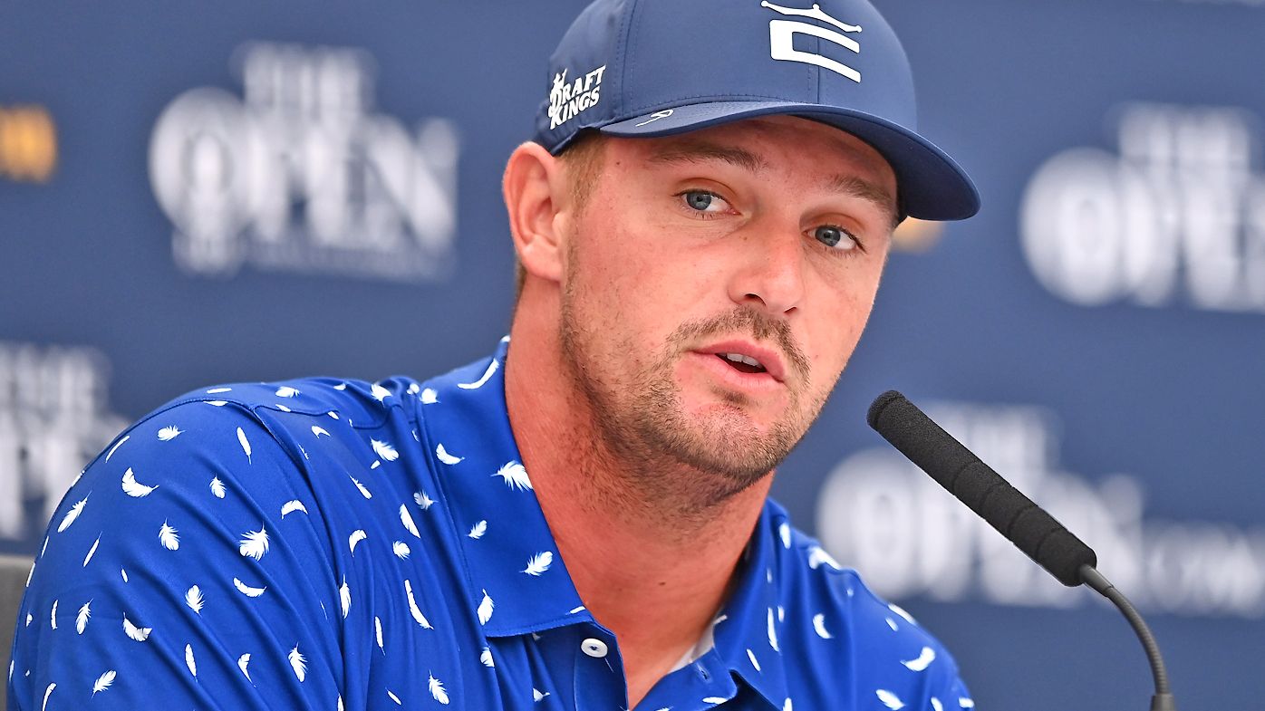 Bryson DeChambeau snaps at golf reporter over 'Fore' question