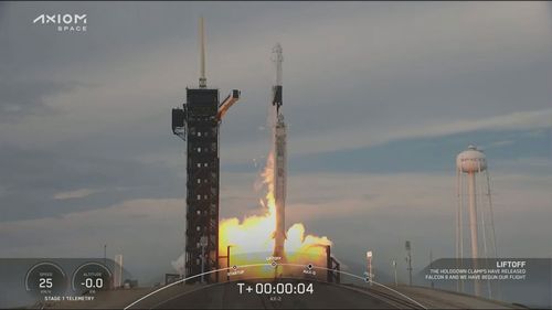 SpaceX launches four astronauts into space 