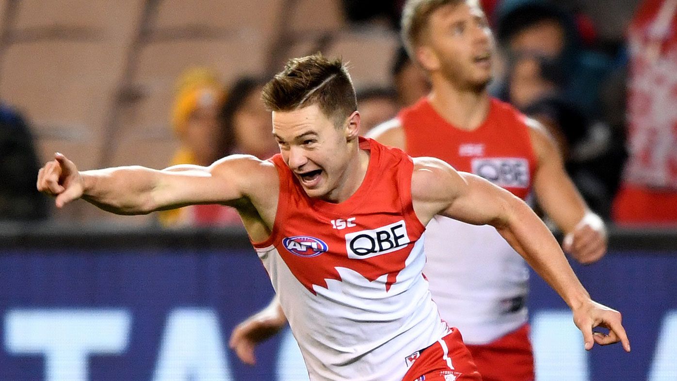 Sydney Swans rookie Ben Ronke admits he got lost in the stadium before his goal-kicking heroics against Hawthorn