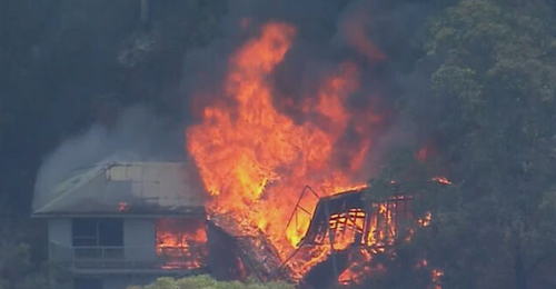 Incêndios na costa central de NSW